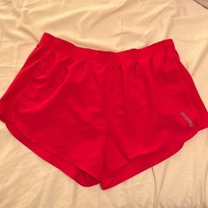 Red Redbox athletic shorts! Only worn a few times, in great condition!